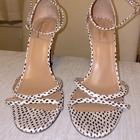 COPY - AQUAZZURA Purist polka-dot elaphe sandals - Picture 1 of 5